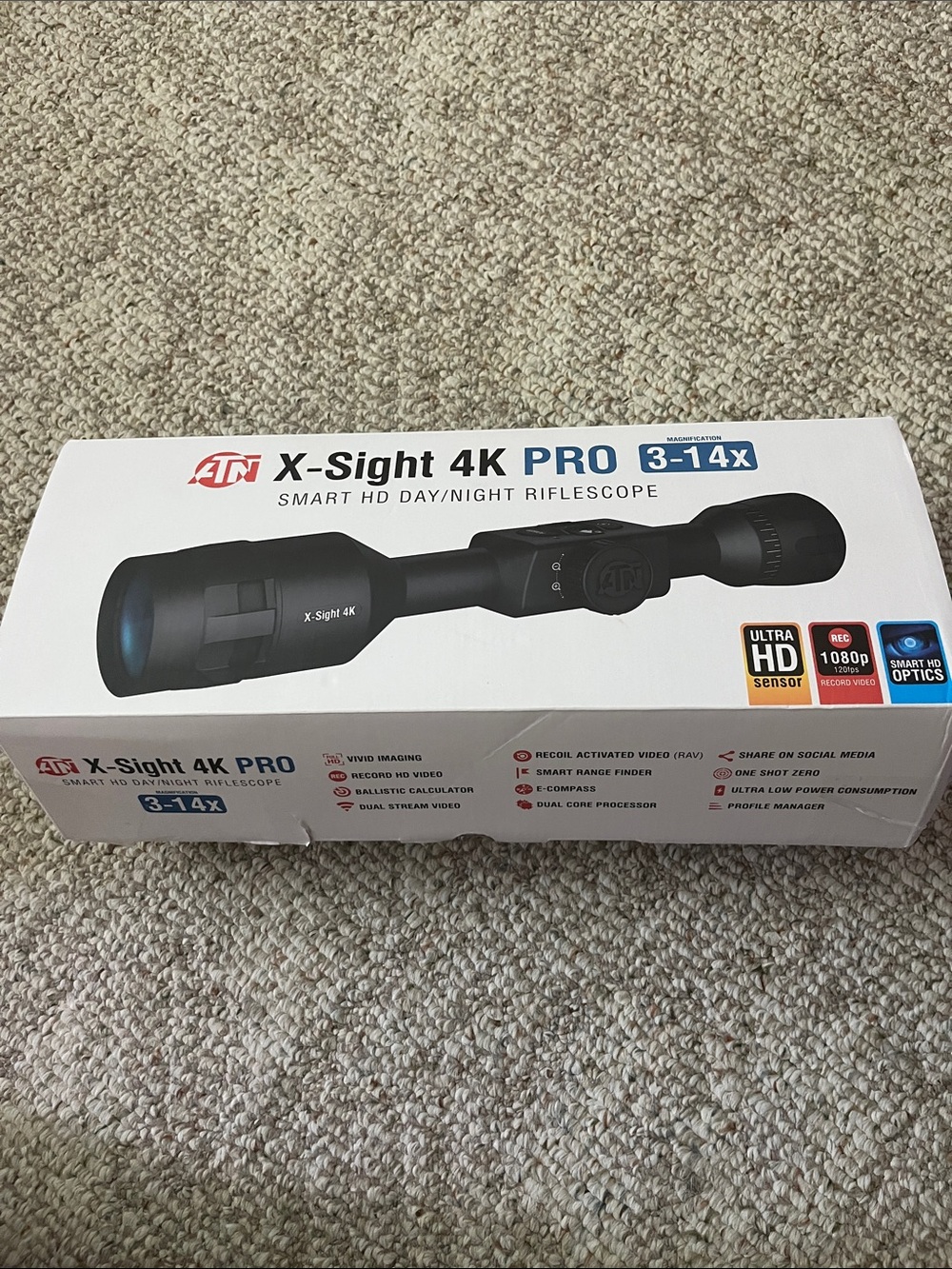 X-Sight 4K PRO 3-14x Smart HD Day/Night scope
